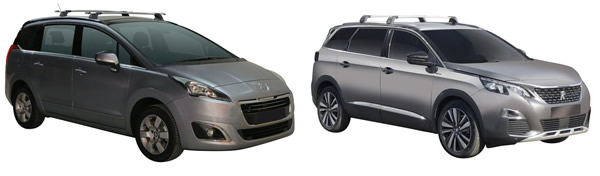 Roof Racks Peugeot 5008 vehicle image